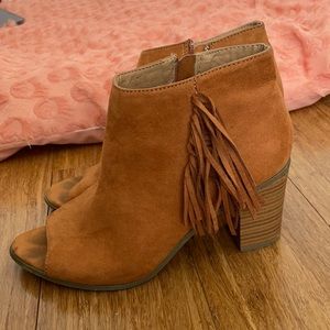 Brown booties
